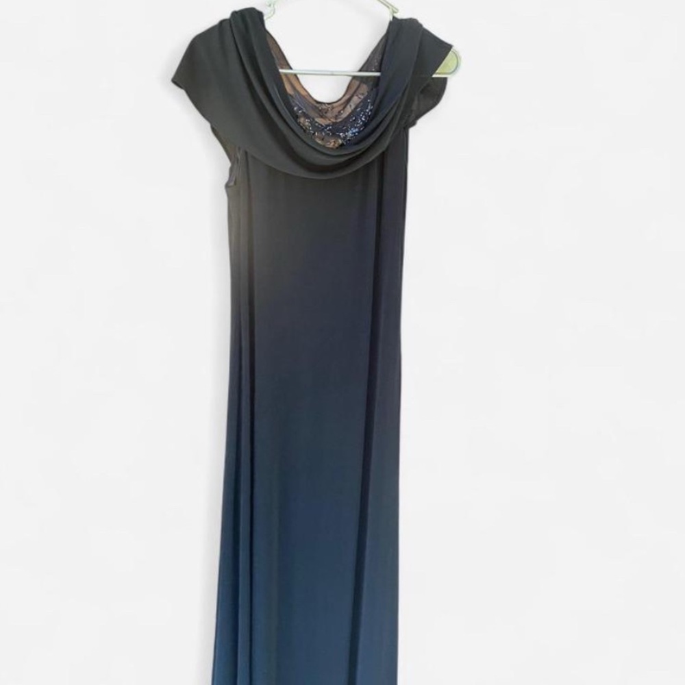 Vintage-Inspired Patra Beaded Mesh Evening Gown